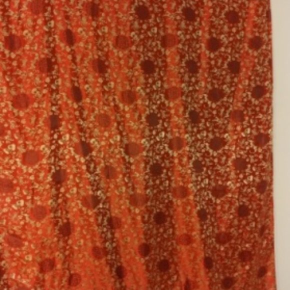 Vintage Red Bohemian style, Asian Decor Bed Throw by Stratford Home - Picture 12 of 12